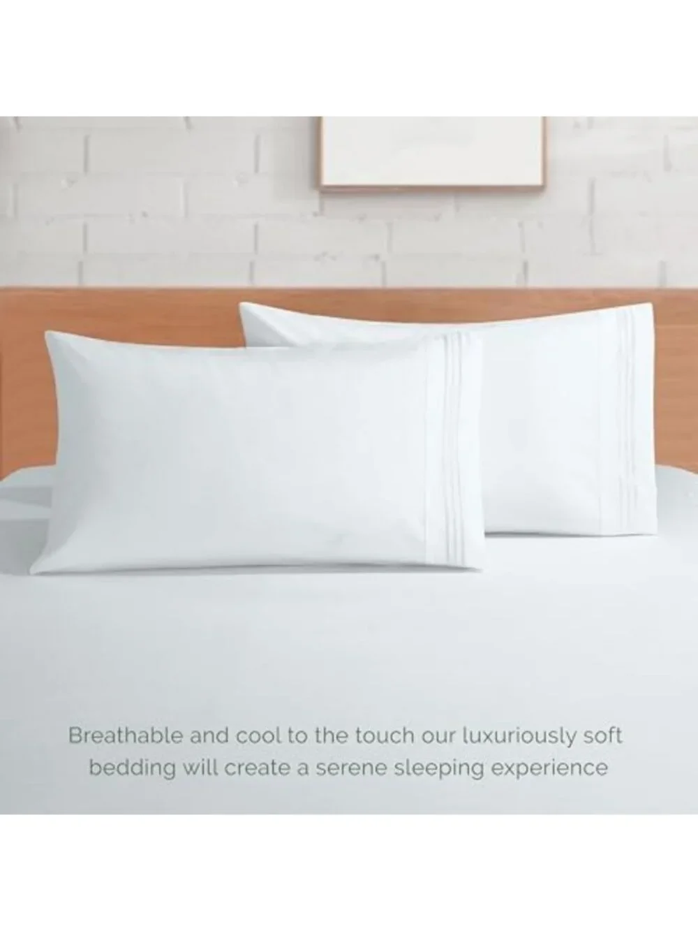 Luxury Soft 1500 Thread Count Egyptian 4-Piece Hotel Quality Bedding Set, Deep